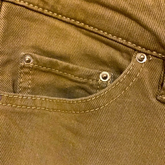 ISABEL MARANT ÉTOILE WOMENS TAN Cotton JEANS - FIT LIKE AMERICAN SIZE 6/8 - Picture 2 of 12